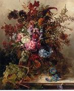 unknow artist Floral, beautiful classical still life of flowers.075 painting